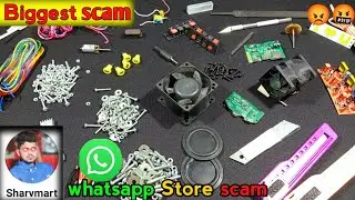 Whatsapp store scam 😡 !! biggest scam of whatsapp store !!  project item unboxing ₹5000 ||