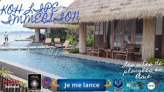 KOH LIPE,IMMERSION CHEZ LES GITANS DE LA MER avec Plong&eacute;e Asie 5*IDC Dive Acad&eacute;mie Pattaya Tha&iuml;lande