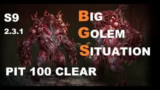 Diablo 4 Necromancer Golem Build PIT 100 Clear Season 9