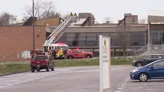Local high school roof catches fire, school evacuated