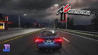 TUNED BMW M4 Competition G82 POV Rainy Thunderstorm Drive 415 NO Hesi Map | Assetto Corsa | T300 RS