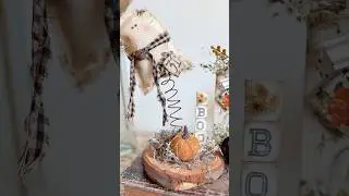 BOO Ghost on a Spring for Halloween diy crafts and decor! #halloweendecor #diyhalloweendecor