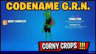 Find bottles of Codename G.R.N. in Corny Crops (Fortnite)
