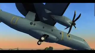 Aeroplane crashing 1 and 2 engine fail