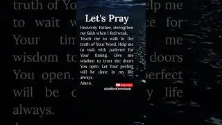 Let&rsquo;s Pray &ndash; Prayer for Stronger Faith and God&rsquo;s Guidance | Powerful Prayer #faith #prayer #shorts
