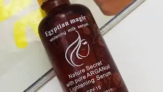 How to identify fake and original of Egyptian magic whitening milk serum