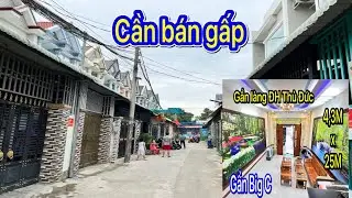 B&Aacute;N NH&Agrave; DĨ AN (1236) | Cần b&aacute;n gấp căn nh&agrave; gần Big C Dĩ An quốc lộ 1K, Gần l&agrave;ng đại học quốc gia