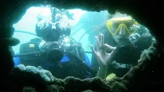 SCUBA DIVING IN GOA | SHIPWRECK |Grande Island, Goa, India #MeloDrama