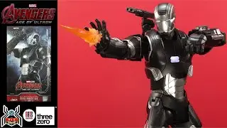 ThreeZero DLX WAR MACHINE Mark 2 Avengers Age Ultron Marvel Studios Infinity Saga MCU Figure Review