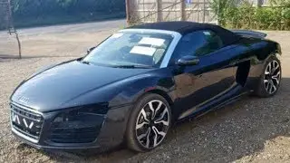 Copart  Salvage Yard Walk Around Lamborghini Audi R8 Porsche