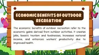 HOPE(REPORTING GROUP 4)NATURE AND BACKGROUND OUTDOOR RECREATION 