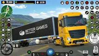 Euro Truck Driving School 3D Gameplay | Truck Parking & Hill climb Driving