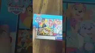 Opening Paw 🐾 Patrol 🐶🚓 Jigsaw 🧩 Puzzle #asmr #jigsawpuzzle #puzzle #pawpatrol #nickelodeon