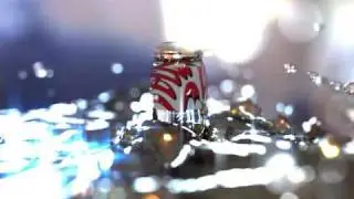 Blender animation - test Fluid, Defocus, Glare