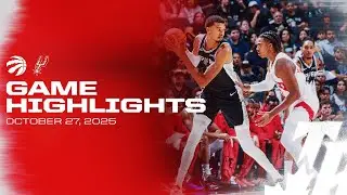 Raptors at Spurs Game Highlights | - October 27, 2025