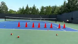 PreBeginner, DS0, Forehand Slice, Ball Bottom Face, @Waist High, A2, ASL, DL, Slow Motion.