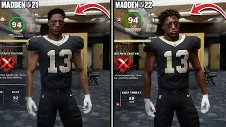 Madden 22 vs Madden 21 Side by Side! It's Not Even CLOSE!