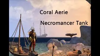 ESO - Coral Aerie | Hard Mode - No Death - Speed Run | Coral Caretaker | Necromancer Tank