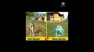 Old Skyler Vs New Skyler in Free Fire #shorts #short #freefire #freefiremax #youtubeshorts