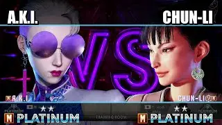 SF6 (M) A.K.I. vs (M) Chun-li 4-Jan-2026 - Platinum Ranked Match