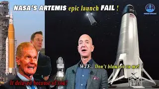 Nasa's Artemis epic launch fail! NASA puts all the blame on Blue Origin for causing all the delays