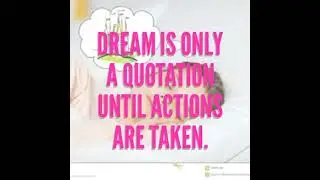 DREAM AND ASPIRATION