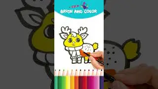 #shorts How to Draw a Reindeer | Step by Step Easy #drawing #art #easydrawing