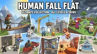 Human Fall Flat Gameplay | Funny Physics Puzzle Game#HumanFallFlat #FunnyGameplay #PuzzleGame