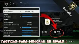 ASI LLEGUE AL TOP 4% DEL MUNDO EN&nbsp;DIVISION RIVALS&nbsp;EN&nbsp;FC 24&nbsp;! TACTICAS Y FORMACIONES !