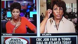 08.18.11: Rep. Maxine Waters: Allen West's Brother Was at CBC's ATL Job Event