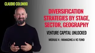 Module 4: Managing a VC Fund - (4) Diversification strategies by stage, sector, geography