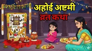 अहोई अष्टमी व्रत कथा || Ahoi Ashtami Vrat Katha || Ahoi Mata Ki Kahani || Ashtami Ki Katha 