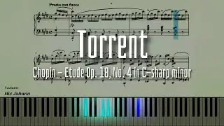 Etude Op. 10, No. 4 (Torrent) - Chopin | Piano Sheet Music