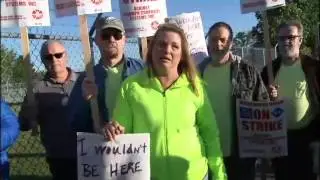 Triumph employees hit the picket lines