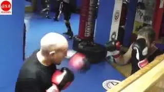 Sparring Mugendo Sempai Ruben ( Artes marciales Badalona - Defensa Personal - Kick Boxing - Boxeo )