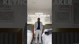 GET READY WITH ME TO GIVE A KEYNOTE SPEECH. #keepgoing #grwm #motivationalspeaker