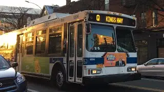 2005 Orion VII 2nd Gen Hybrid 07.501 #6594 Q Shuttle Bus at Kings Highway