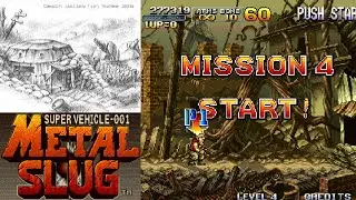 Metal Slug: Super Vehicle-001 - Mission 4 (Death Valley)