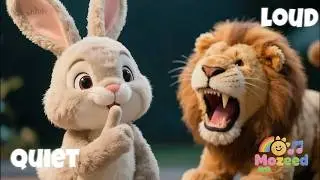 Opposites Song for Kids | Learn Fast & Slow, Big & Small, Happy & Sad | plush toys| Mozeed