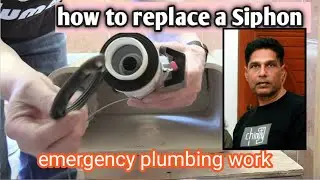 Full video of how to install a siphon set || for COMMODE || emergency plumbing work 