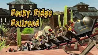 Vekoma Mine Train | Rocky Ridge Railroad | RCT3 MOD FREE COMPETITION BUILD!