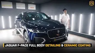 Jaguar F-PACE | CrystalShield Graphene Ceramic Coating | Carzspa Bhubaneswar