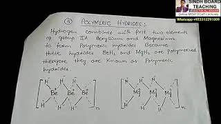 chapter 2 of chemistry polymeric and border line hudrides