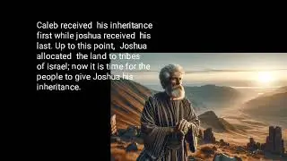 GIANTS OF FAITH:JOSHUA AND CALEB-  NOVEMBER  22