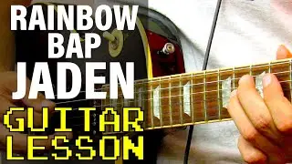 How To Play Rainbow Bap by Jaden (Guitar Lesson)
