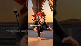 Dhurundar Arabic Dance 🐒🔥 Monkey Viral Reel