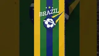 Brazil stripe soccer Animated