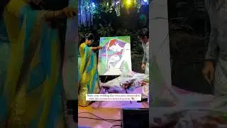 Interactive Portrait Painting for Indian Wedding Guests | 7xWeddings