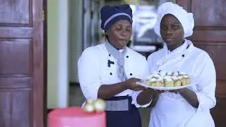 Mwanafunzi Frida Lustick, Food Production, Pastries, Chuo cha Taifa cha Utalii, NCT, Bustani Campus