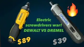 Dewalt 8V vs Dremel 4V screwdrivers | specs and recommendation!
